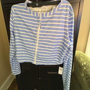Gap swimsuit 2 piece. Bottoms and long sleeve zippered top. Size L NWT